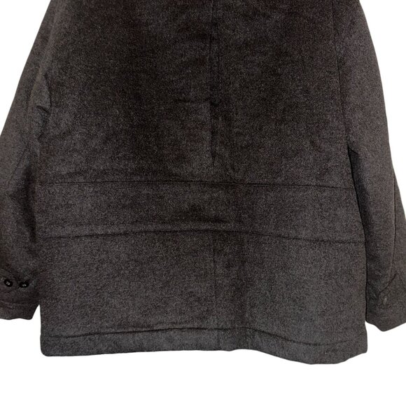 Daniel Cremieux Collection Wool Coat Mens XL Gray Pockets Lined Insulation - Picture 8 of 10